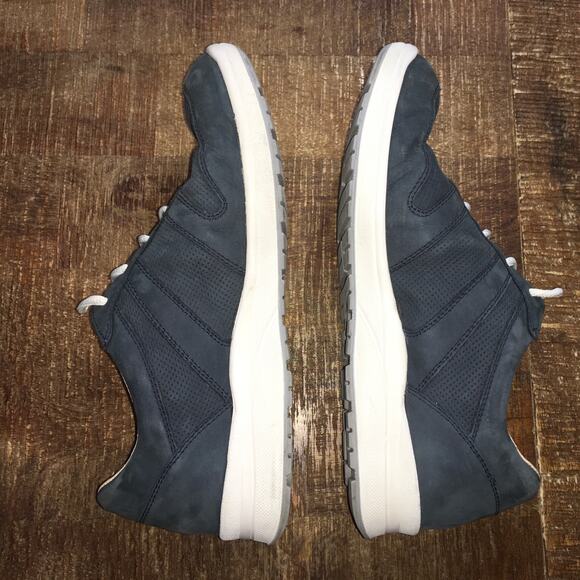 Mephisto Rebeca Perf Sneaker Womens 10 Denim Blue Nubuck Leather Comfort Gorp - Picture 8 of 9